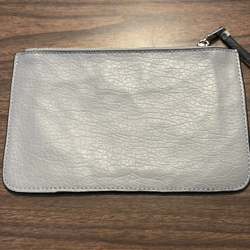 Juicy Couture Gray Clutch Wristlet Purse Wallet